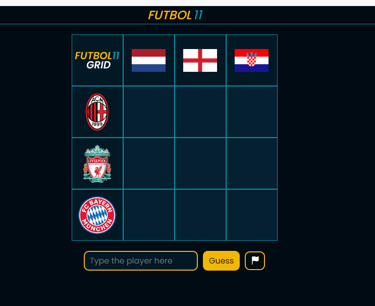 Soccer Player Grid Quiz